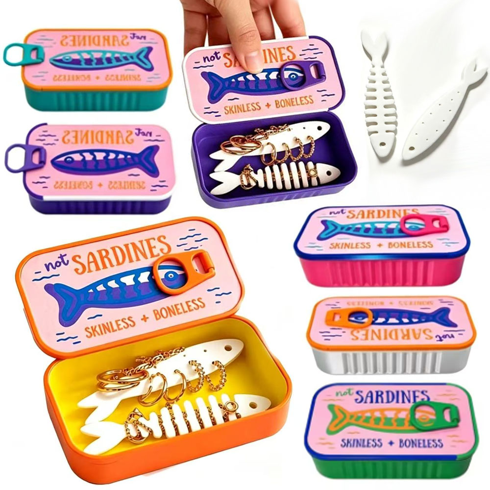 Enclosure 3D Printing - Sardine Tin Jewelry Box 3D Printed