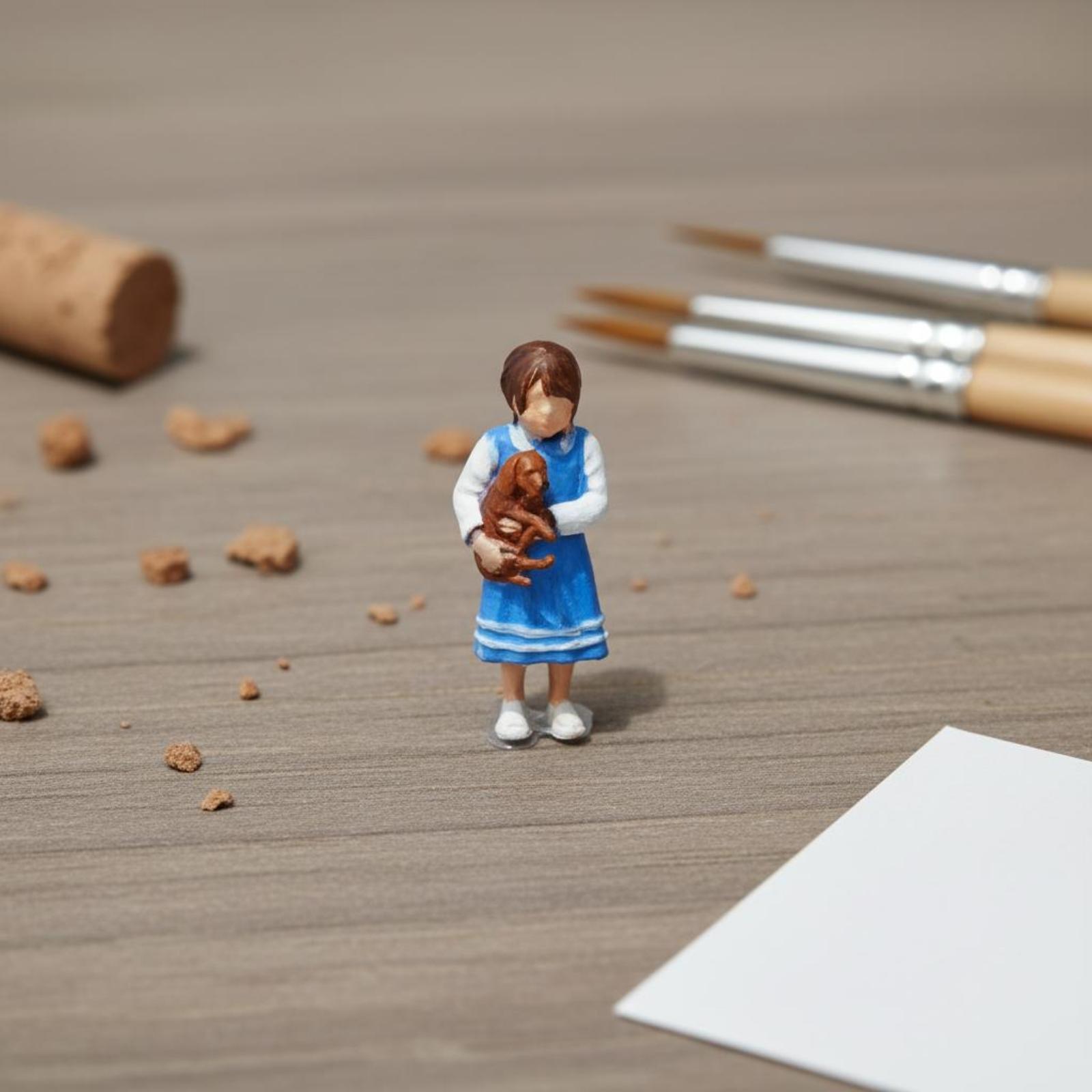 3D Printing Resin - Park Scene Figure 3D Printed Diorama