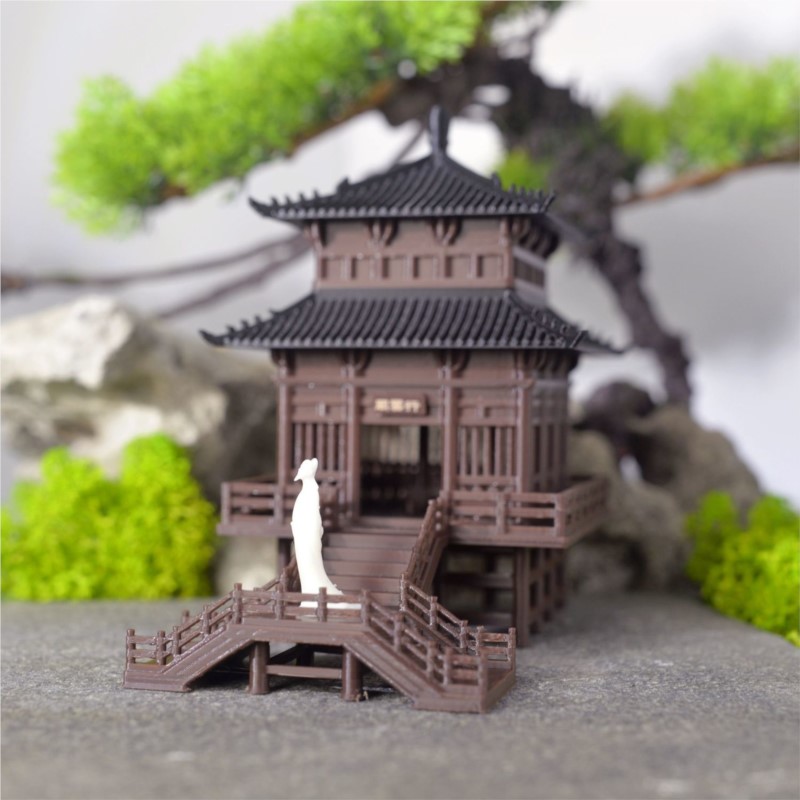 3D Printing Jobs - Retro Architecture Ornaments Pavilions Chinese Style