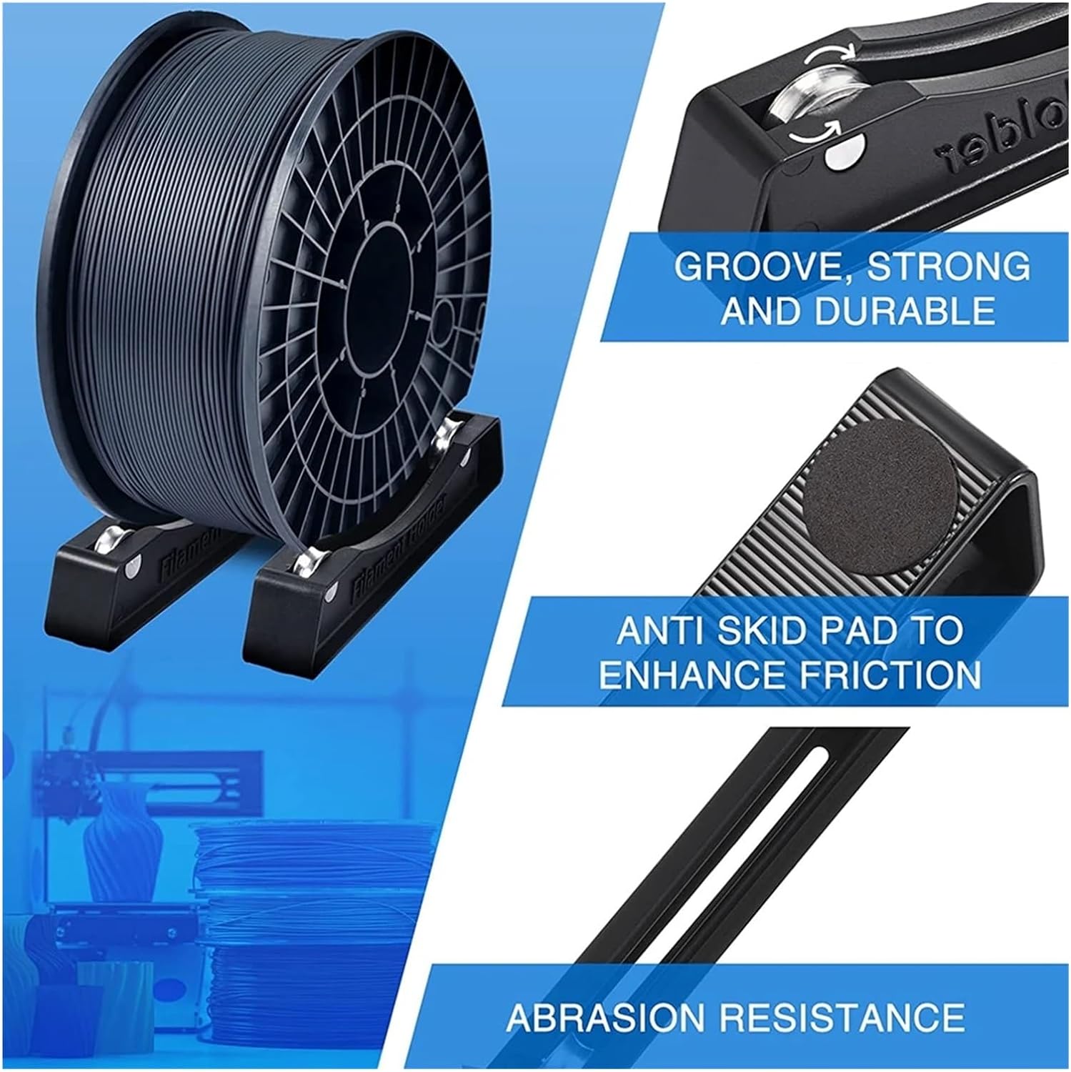 Abs Filament Spool - 1KG Filament Spool Holder Bearing Design