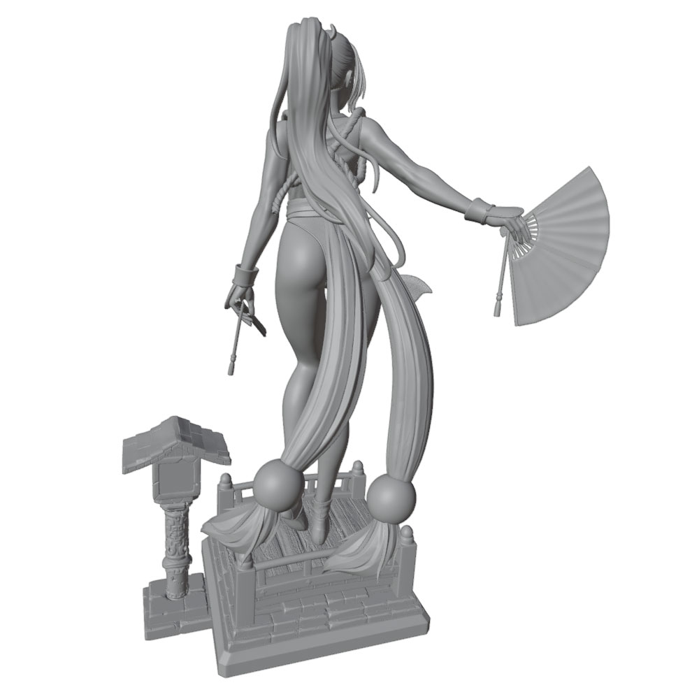 1/24 Sexy Long-Haired Girl Min - 3D Printing App review and price