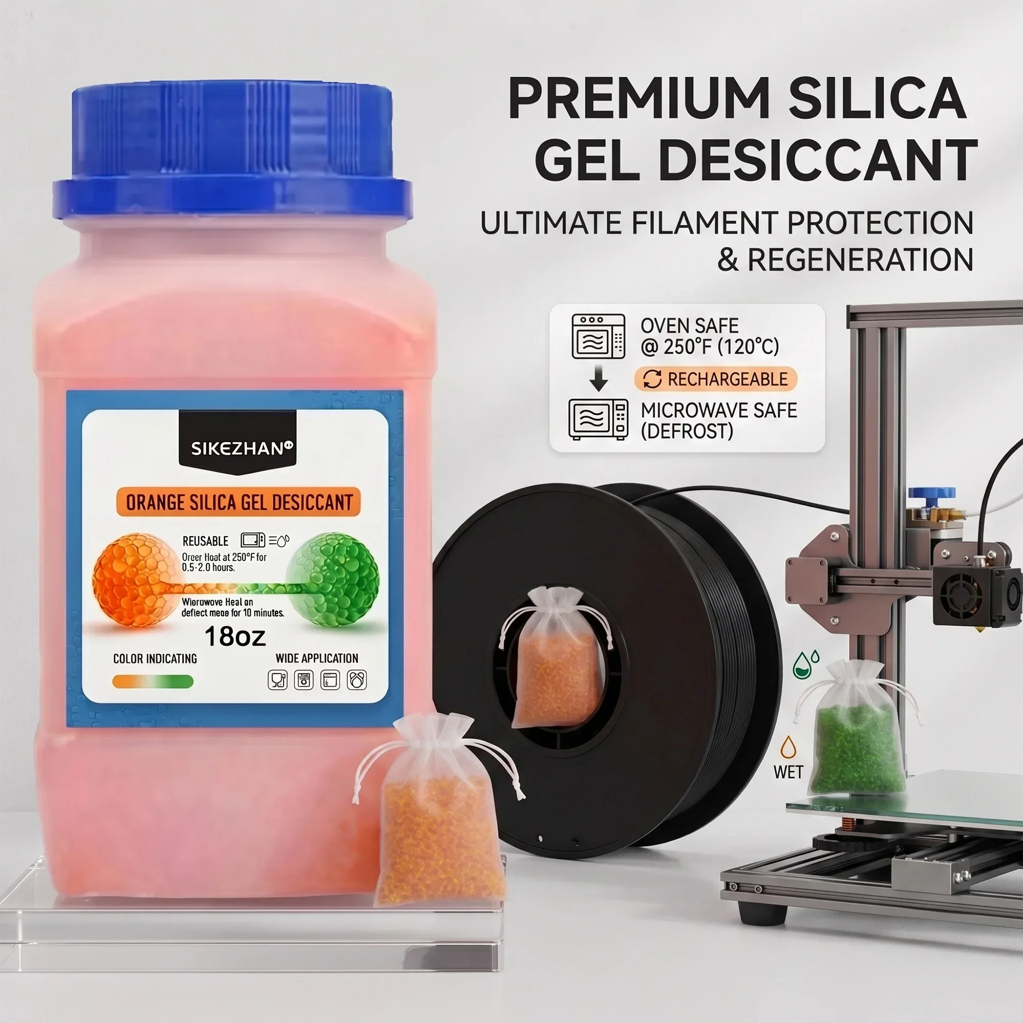 3D Printer Filament Desiccant  - 3D Printing Deck Box review and price