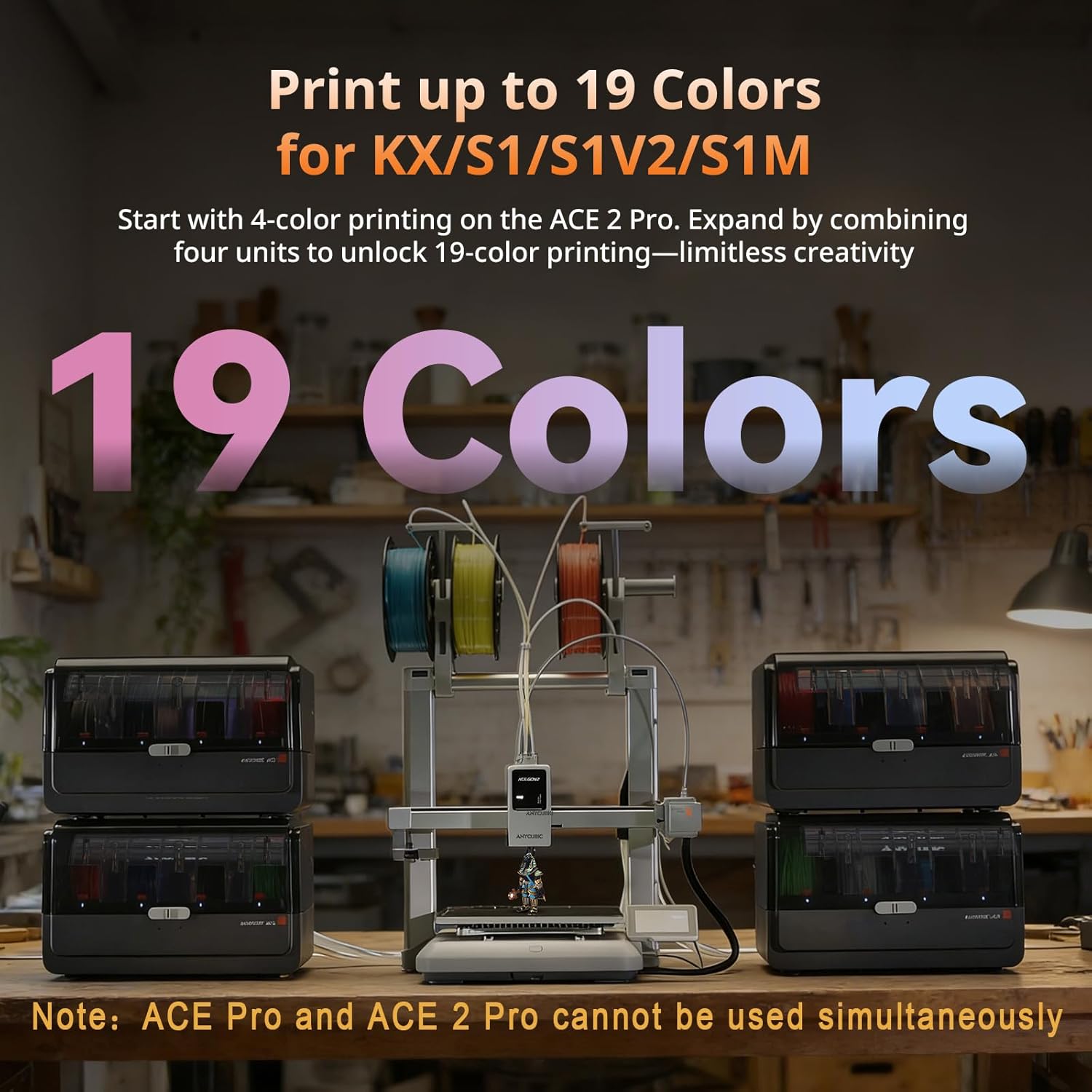 Anycubic ACE 2 Pro 3D Printer  - 3D Printing Deck Box review and price