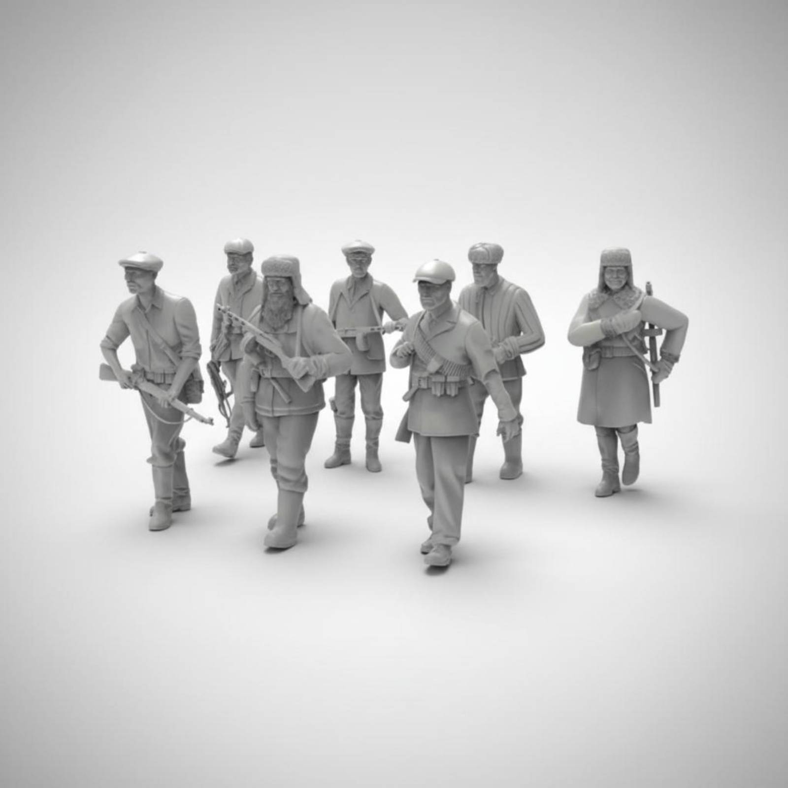 7 Pieces World War II Soldier  - 3D Printing Resin review and price