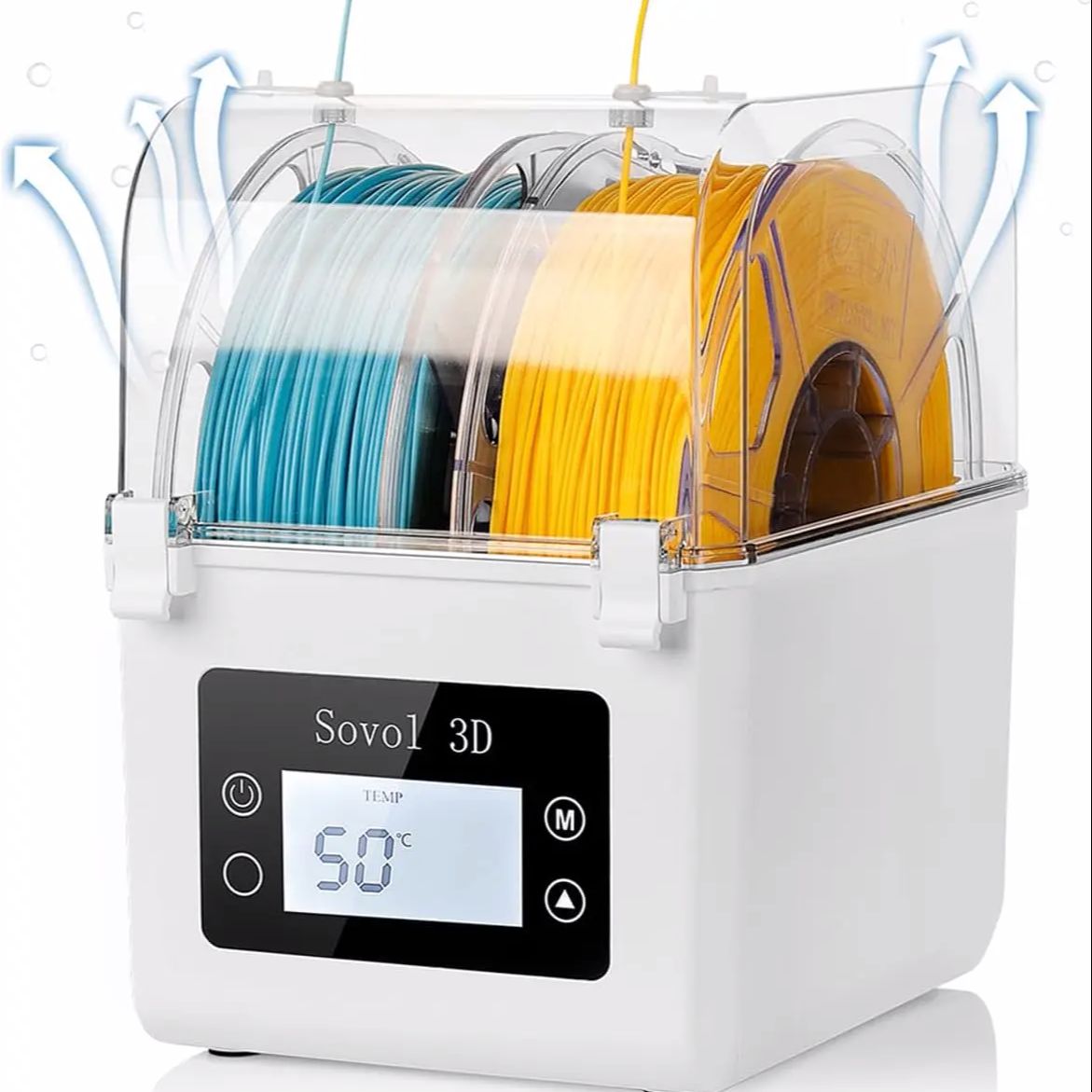 Sovol Filament Dryer 2023, SH0 - 3D Printing Deck Box review and price
