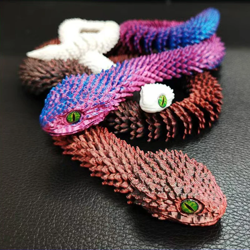3D Printed Snake Movable Joint - 3D Printing Simulator review and price