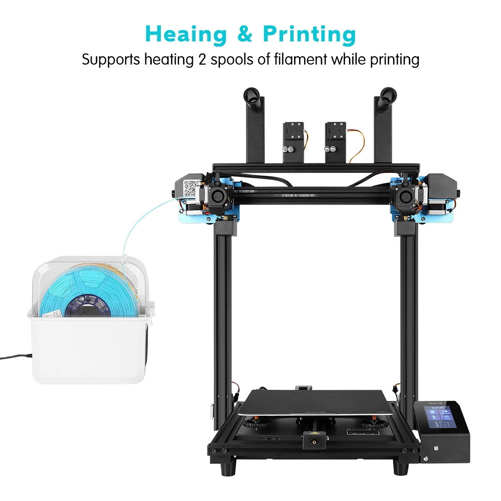 Sovol 2 Rolls Filament Dehydra - 3D Printing Deck Box review and price