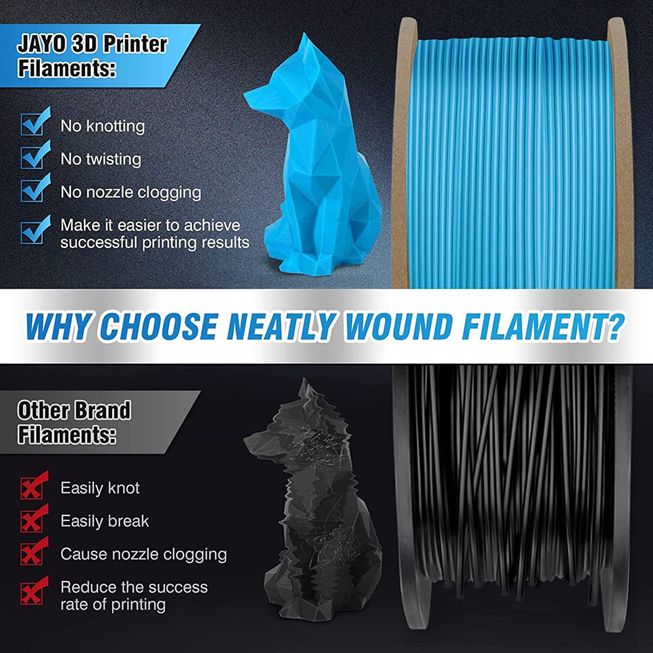 JAYO PLA Meta/ABS/ PLA / TPU/P - Abs Filament Spool review and price