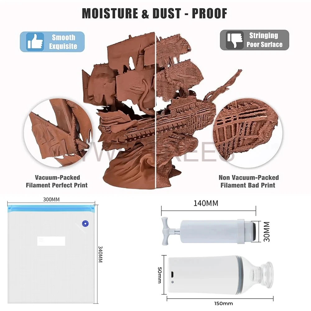 3D Print Vacuum Bag Filament D - Abs Filament Spool review and price