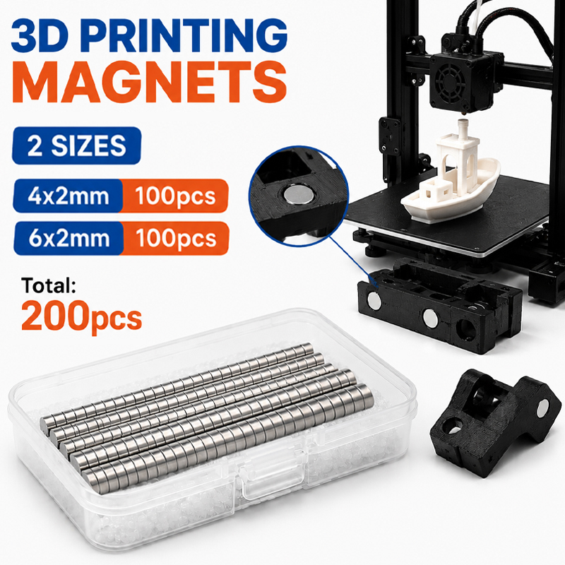 200pcs/box 3D Printing Magnets - Enclosure 3D Printing review and price