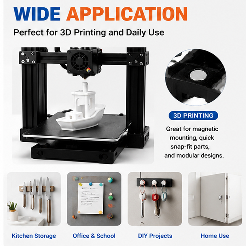 200pcs/box 3D Printing Magnets - Enclosure 3D Printing review and price