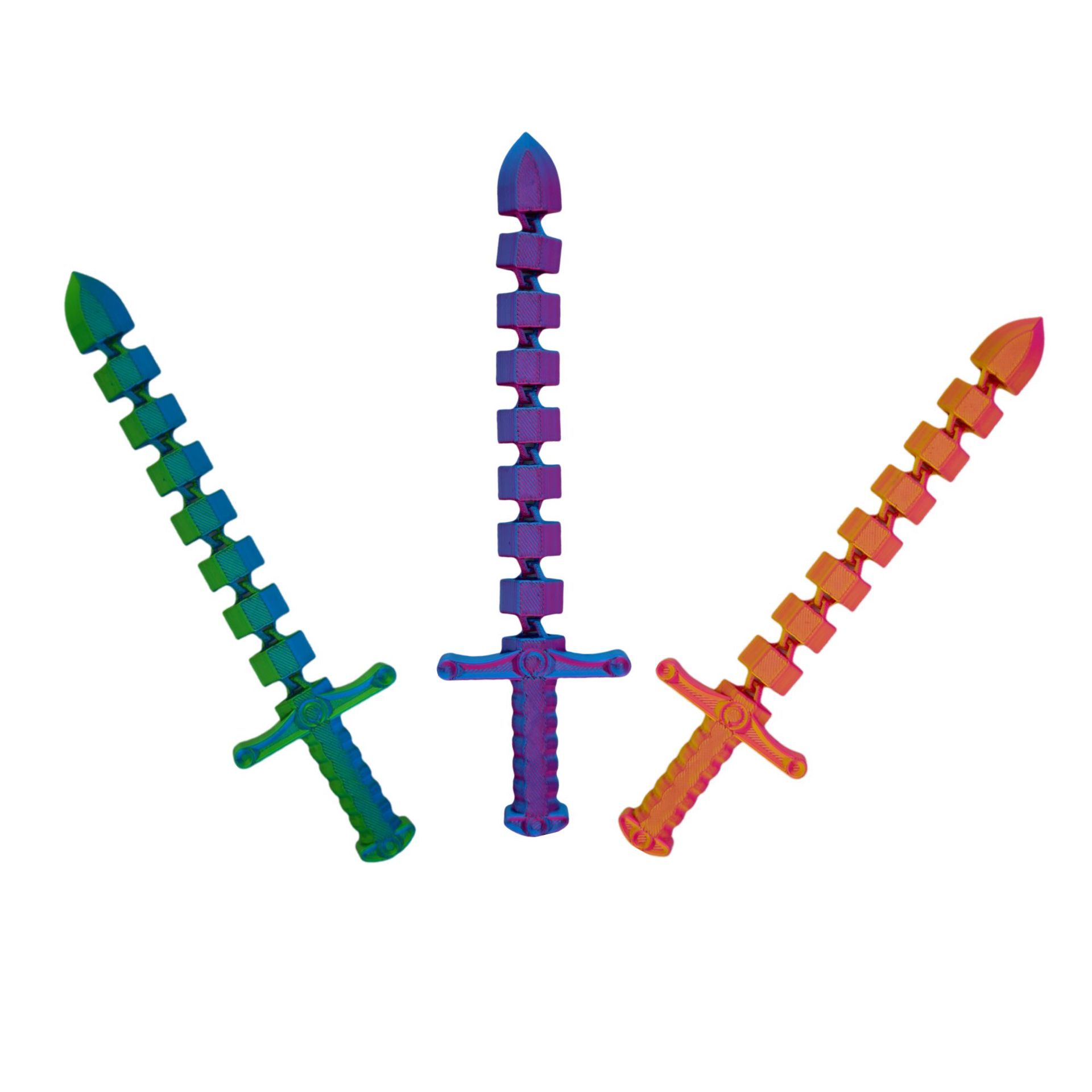 New 3D Printed Sword Movable J - 3D Printing App review and price