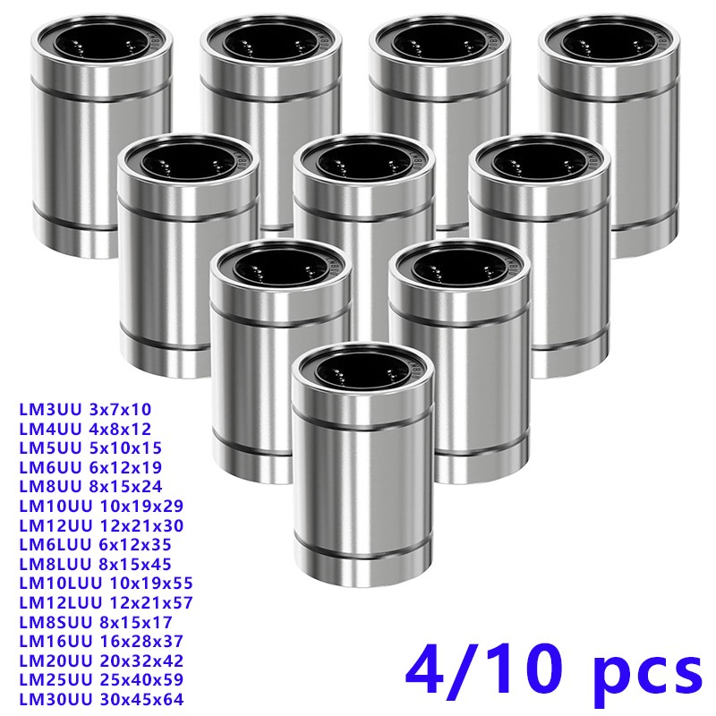 4/10PCS LM8UU LM10UU LM16UU LM - 3D Printing Guide review and price